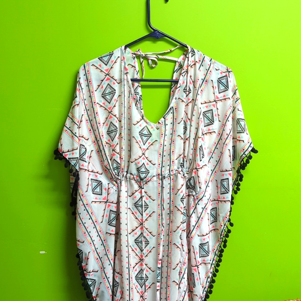 Fun boho swim cover up
